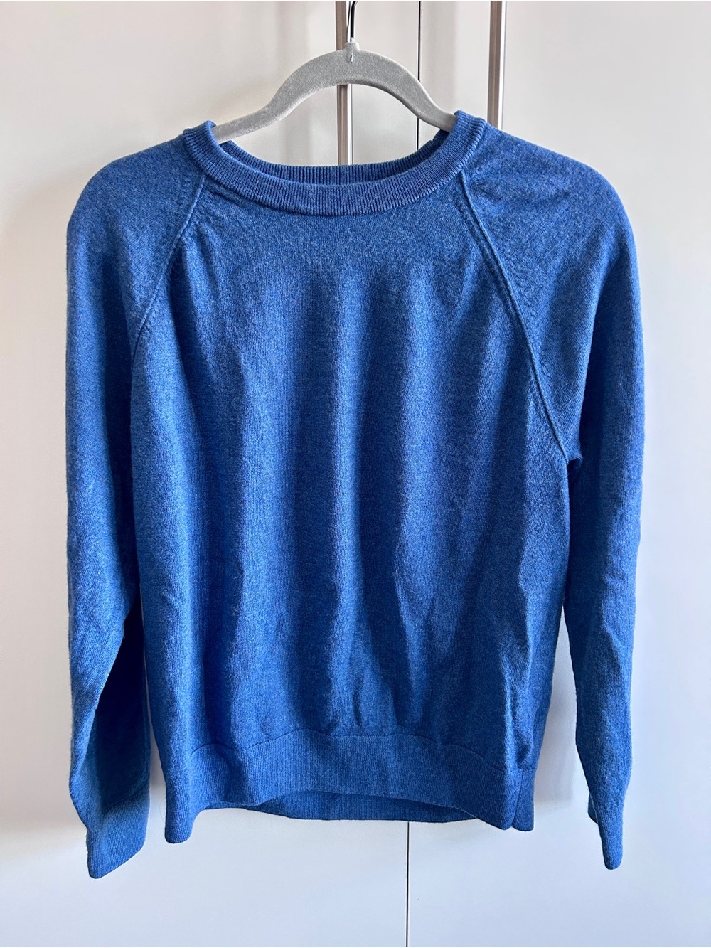 J Crew Preppy Blue Crewneck Sweater